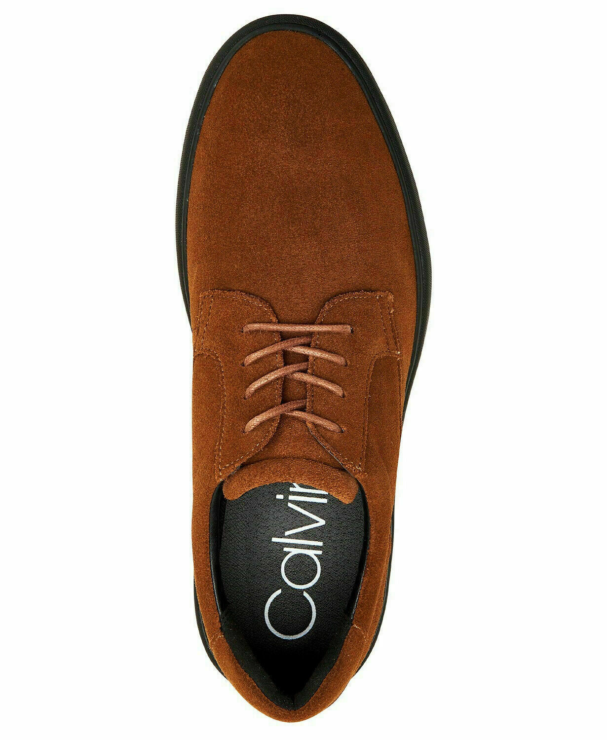 Calvin Klein Men's Gleyber Dress Casual Oxfords Color Rust Size 11.5M