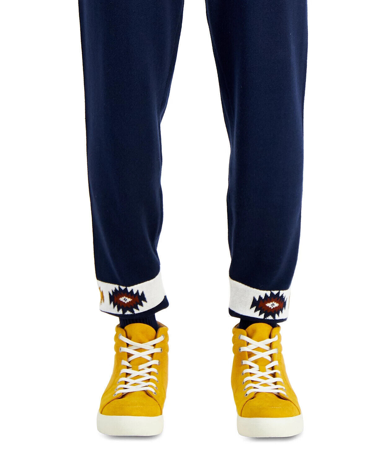 Sun + Stone Men's Matty Cotton Jogger Pant Color Basics Navy Size L