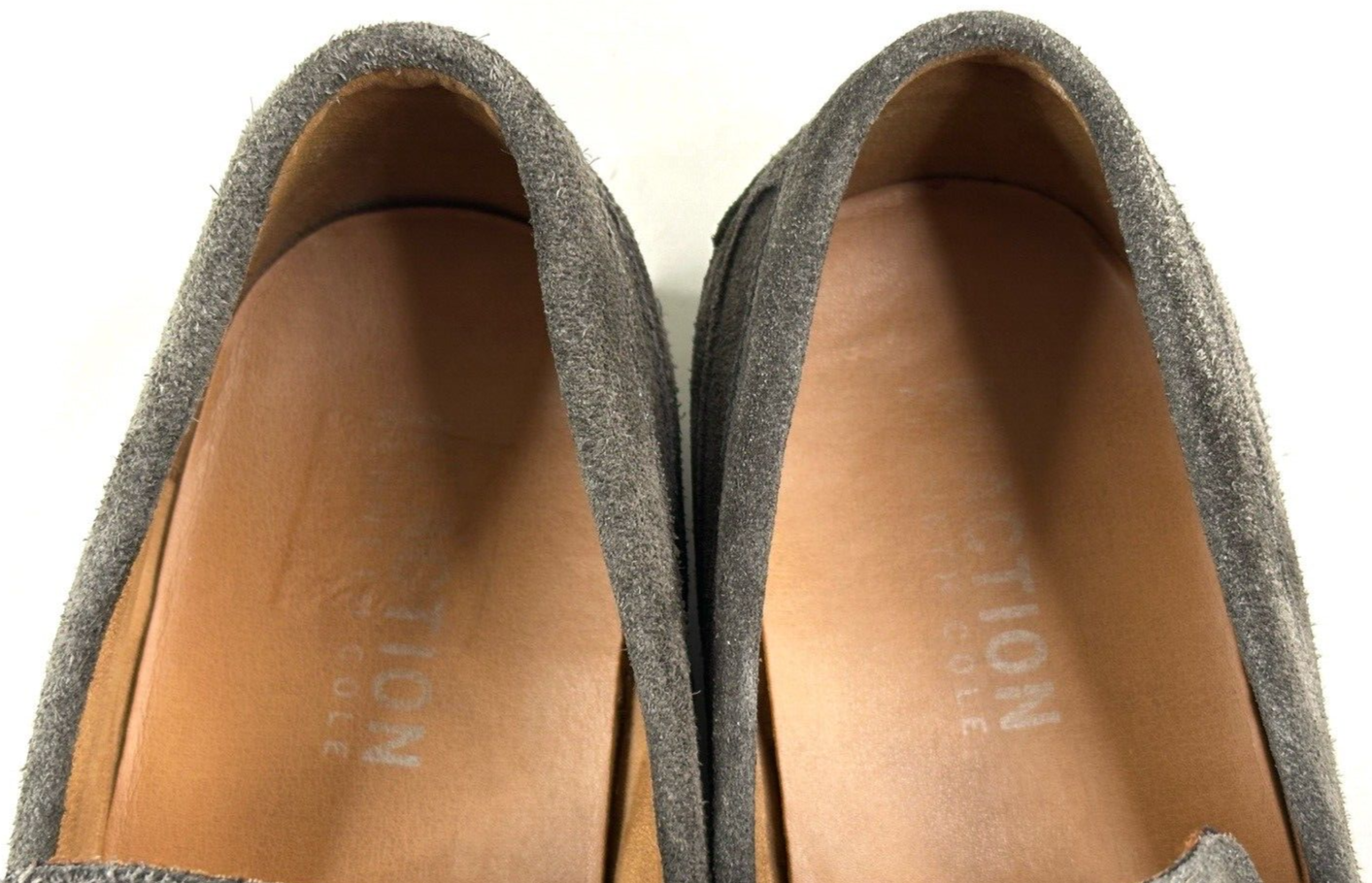 Kenneth Cole Reaction Men's Crespo 2.0 Suede Bit Loafers Color Dark Grey Size 10