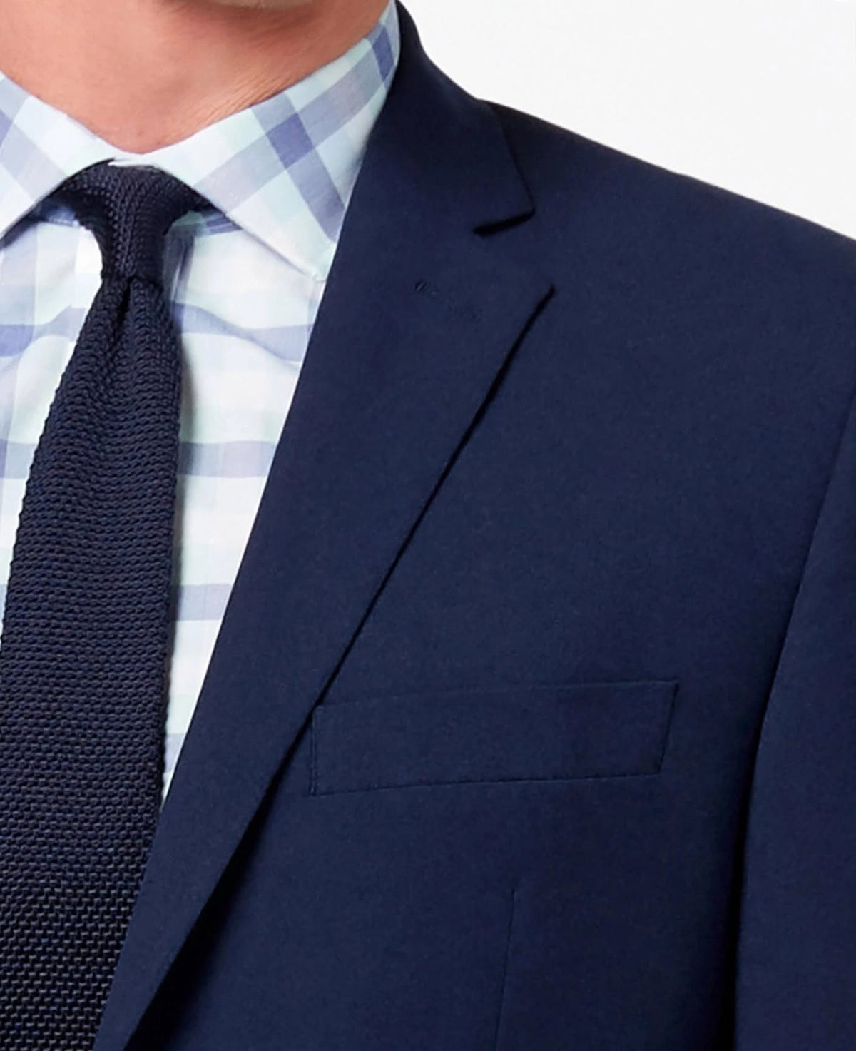 RYAN SEACREST Men's Distinction Modern Fit Stretch Suit Jacket Bright Navy Size 46L