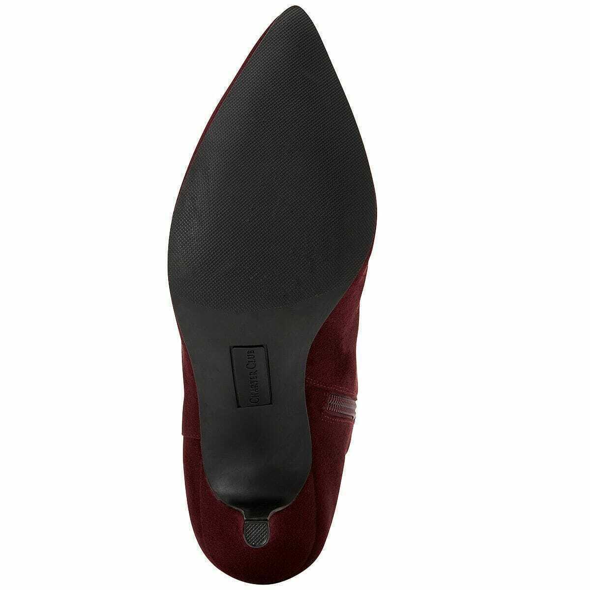 Charter Club Women's Charlette Dress Booties Color Red Size 9M