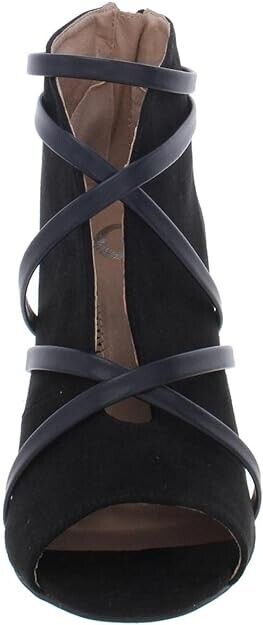 Journee Collection Women's Samara Center Cutout Bootie Color Black Size 11M