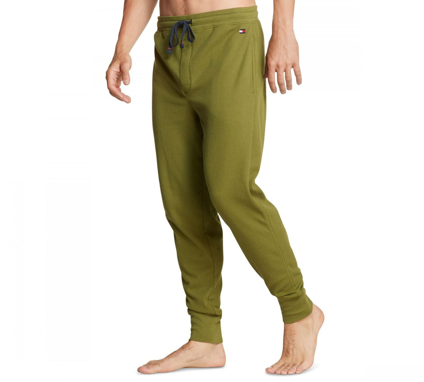 Tommy Hilfiger Men's Thermal Pajama Joggers Pants Color Green Vine Size S