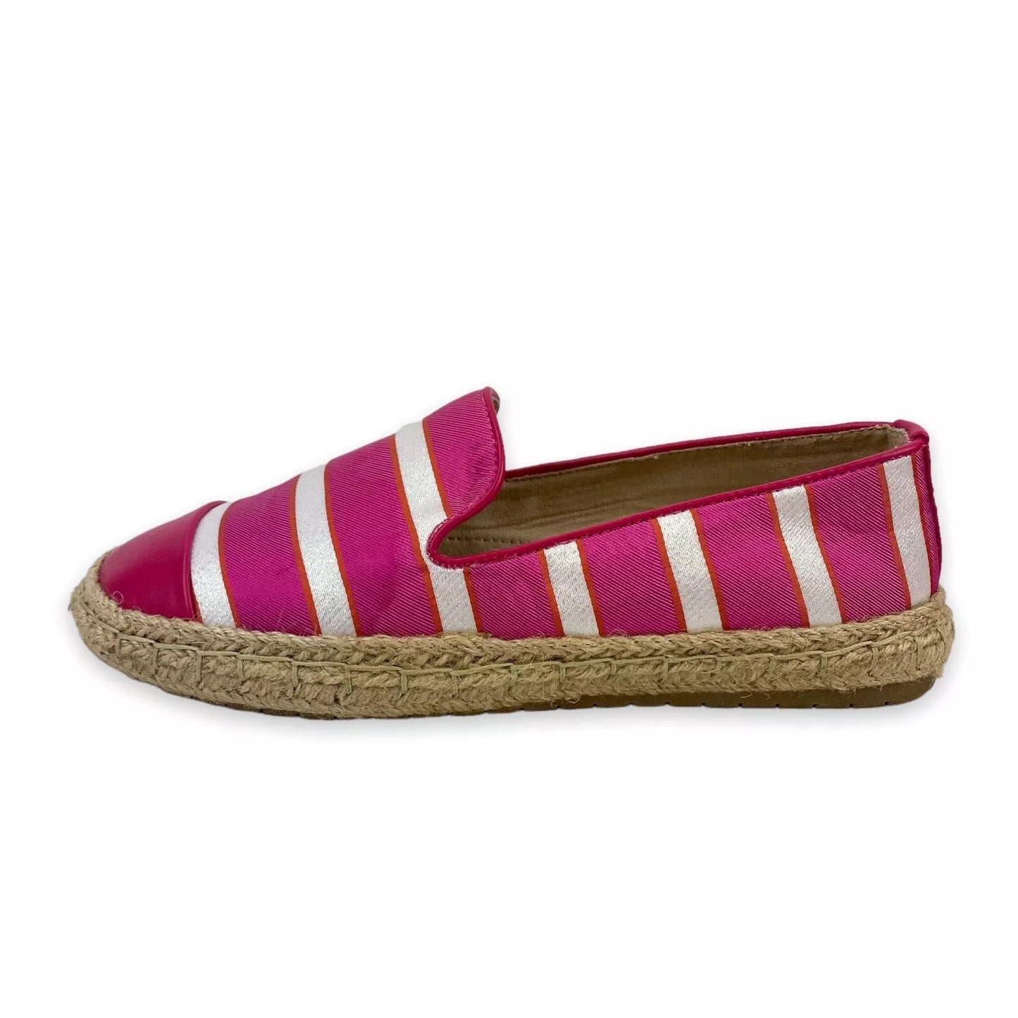 Charter Club Women's Jonii Espadrille Flats Color Pink Stripe Size 8.5W