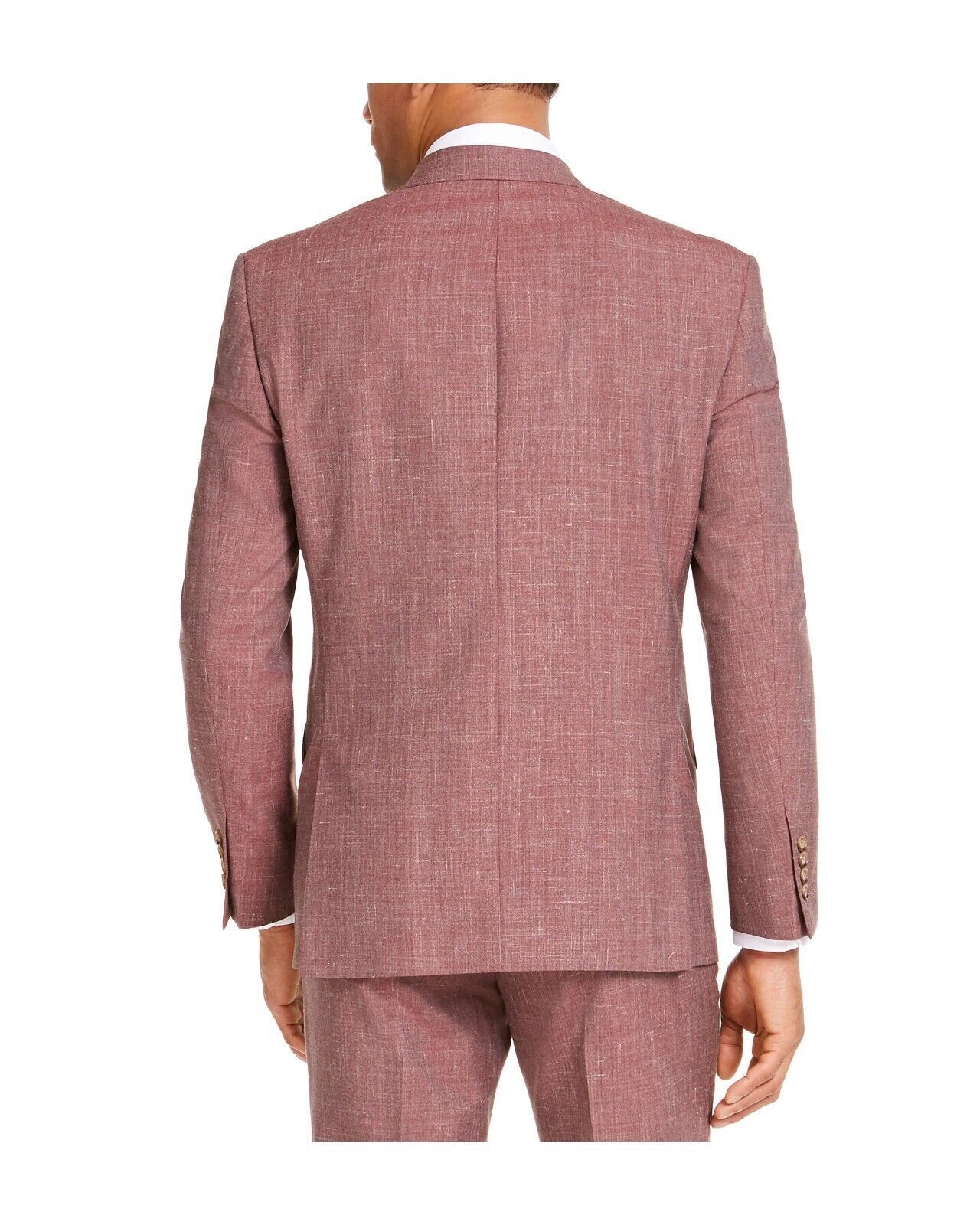 Lauren Ralph Lauren Men's Classic-Fit UltraFlex Stretch Suit Coat Color Mulberry Size 48R