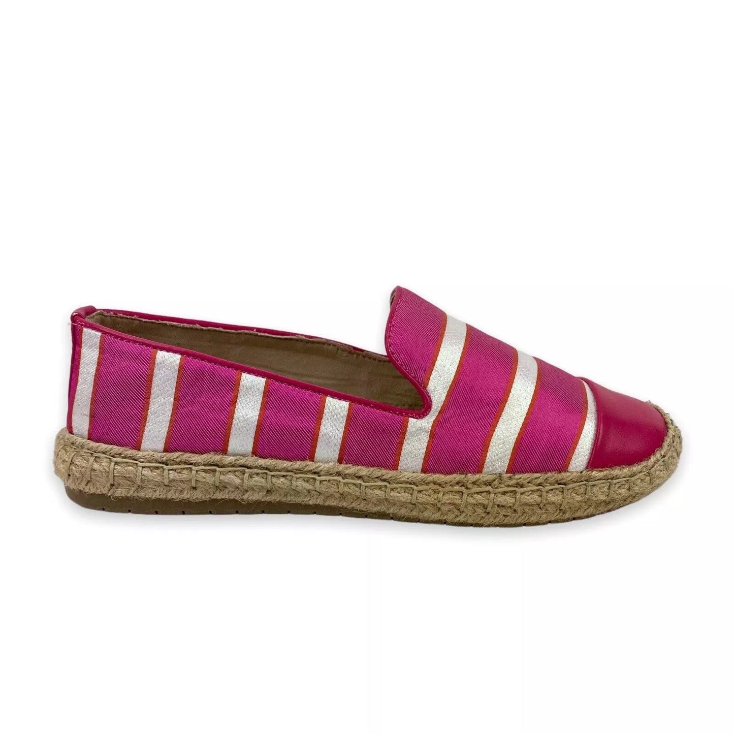 Charter Club Women's Jonii Espadrille Flats Color Pink Stripe Size 8.5W