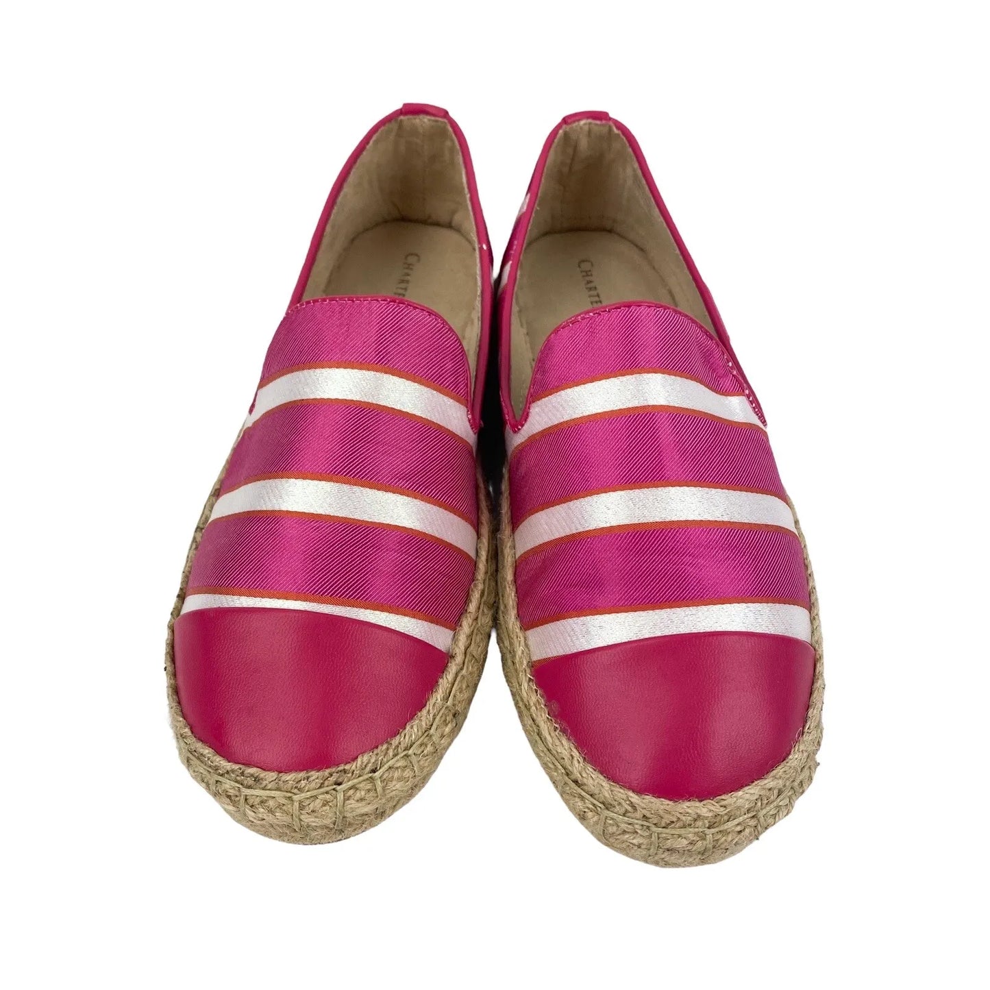 Charter Club Women's Jonii Espadrille Flats Color Pink Stripe Size 8.5W
