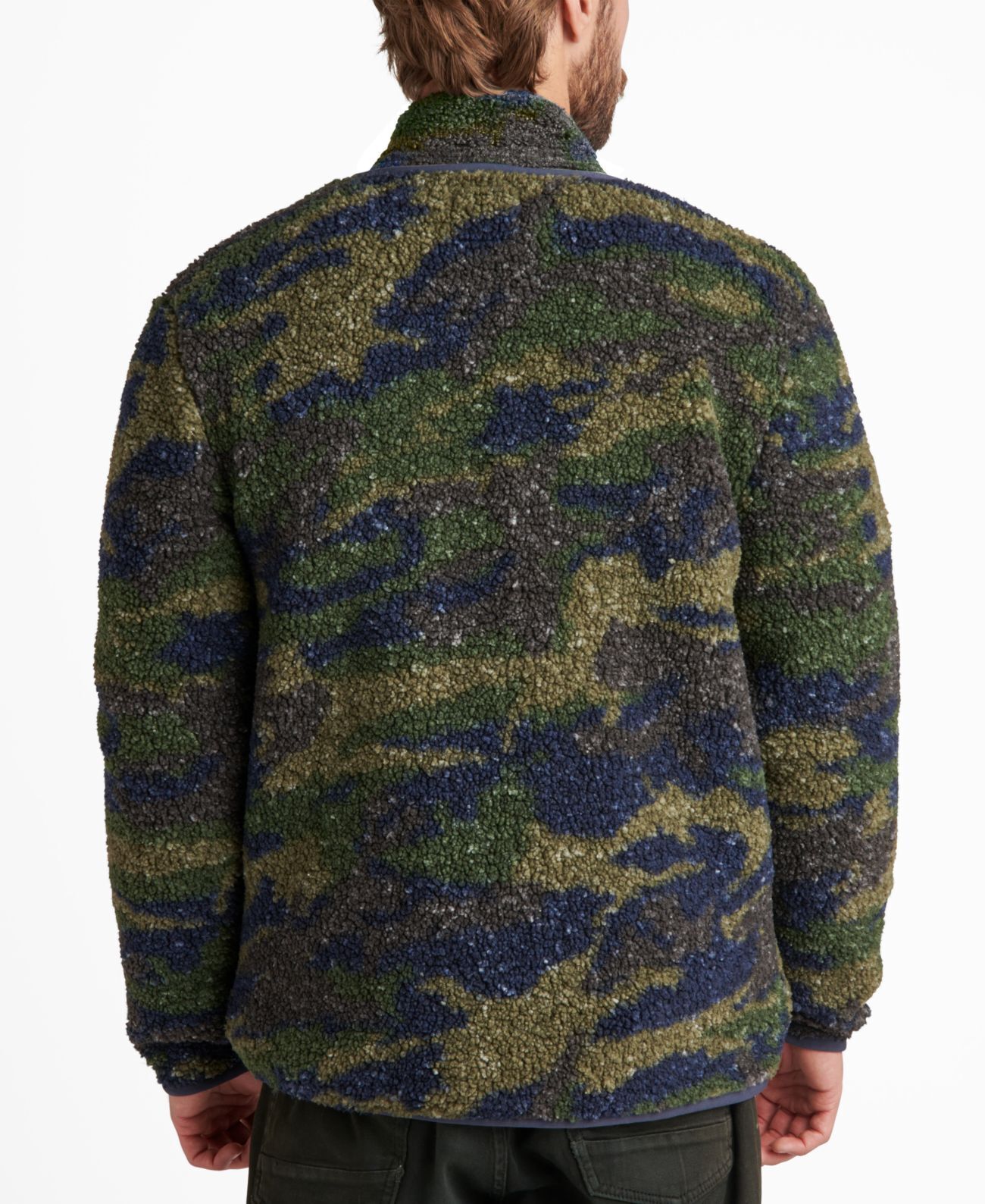 Junk Food Men's Moroni Sherpa Jacket Color Outerspace Size XL