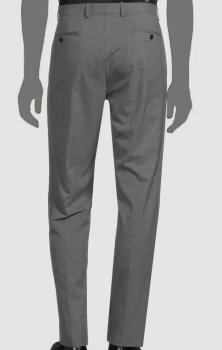 Lauren Ralph Lauren Men's Classic-Fit Solid Flat-Font Dress Pants Color Dark Grey Solid W34xL32