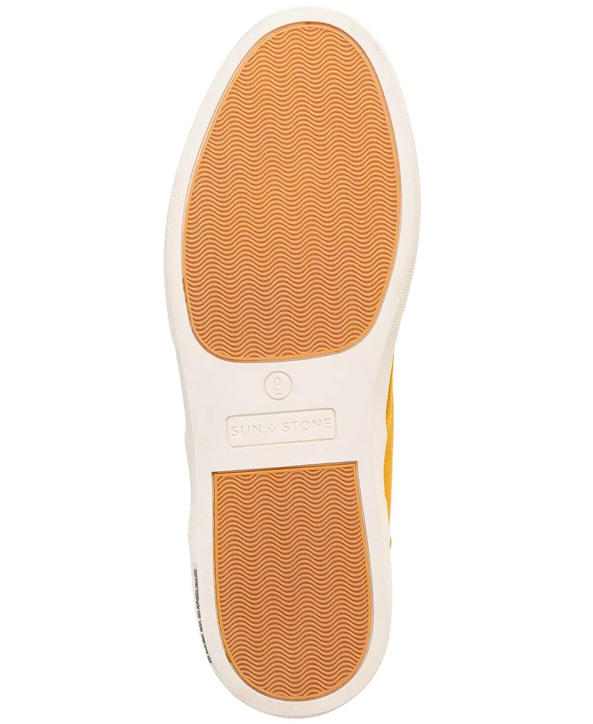 Sun+Stone Men's Kiva Lace-Up Core Sneakers Color Mustard Size 11.5