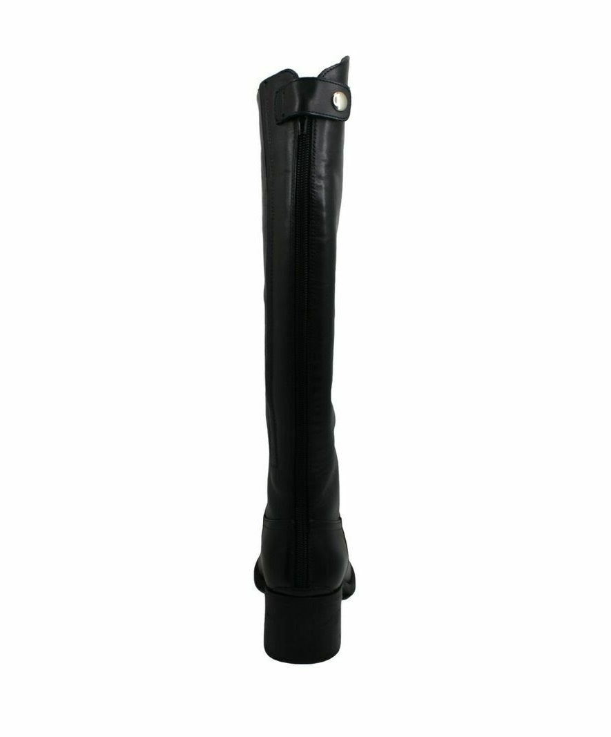 INC International Concepts Ceriel Closed Toe Knee High Boots Color Black Size 8.5M Wide Calf