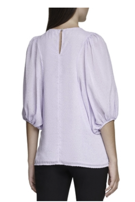 Calvin Klein Women's Balloon-Sleeve Top Blouse Color Spray Size M