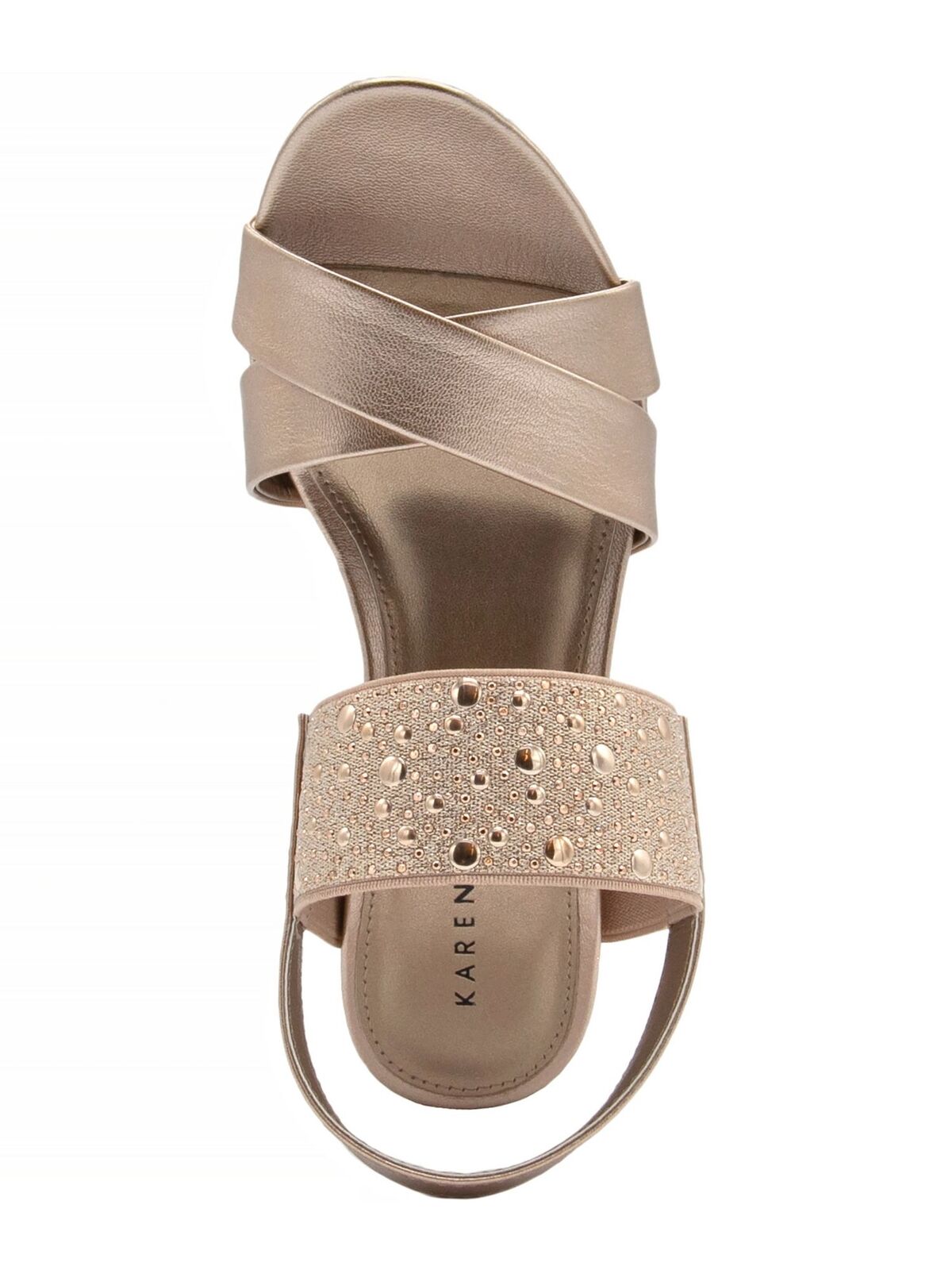 Karen Scott Women's Parrisa Wedge Sandals Color Rose Gold Size 8.5M