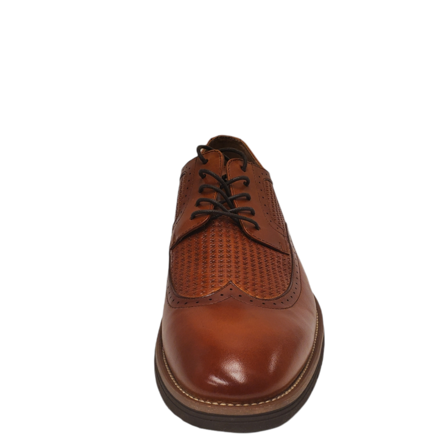 Stacy Adams Men's Emerick Wingtip Oxfords Color Leather Tan Size 10M