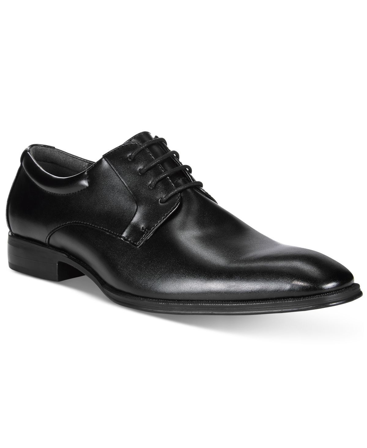Alfani Men's Andrew Plain Toe Oxfords Dress Shoes Color Black Size 11M