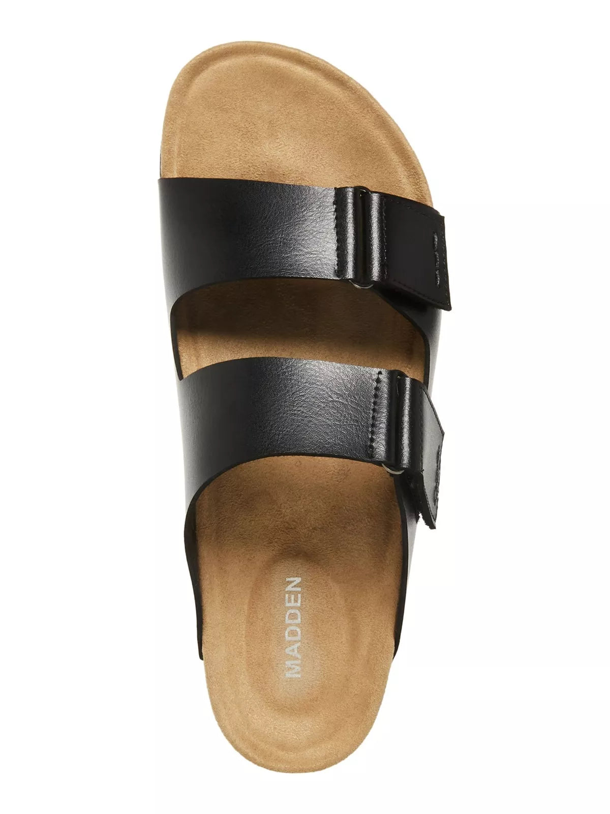 Madden By Steve Madden Men's Tisson Double Strap Sandals Color Black Size 10.5