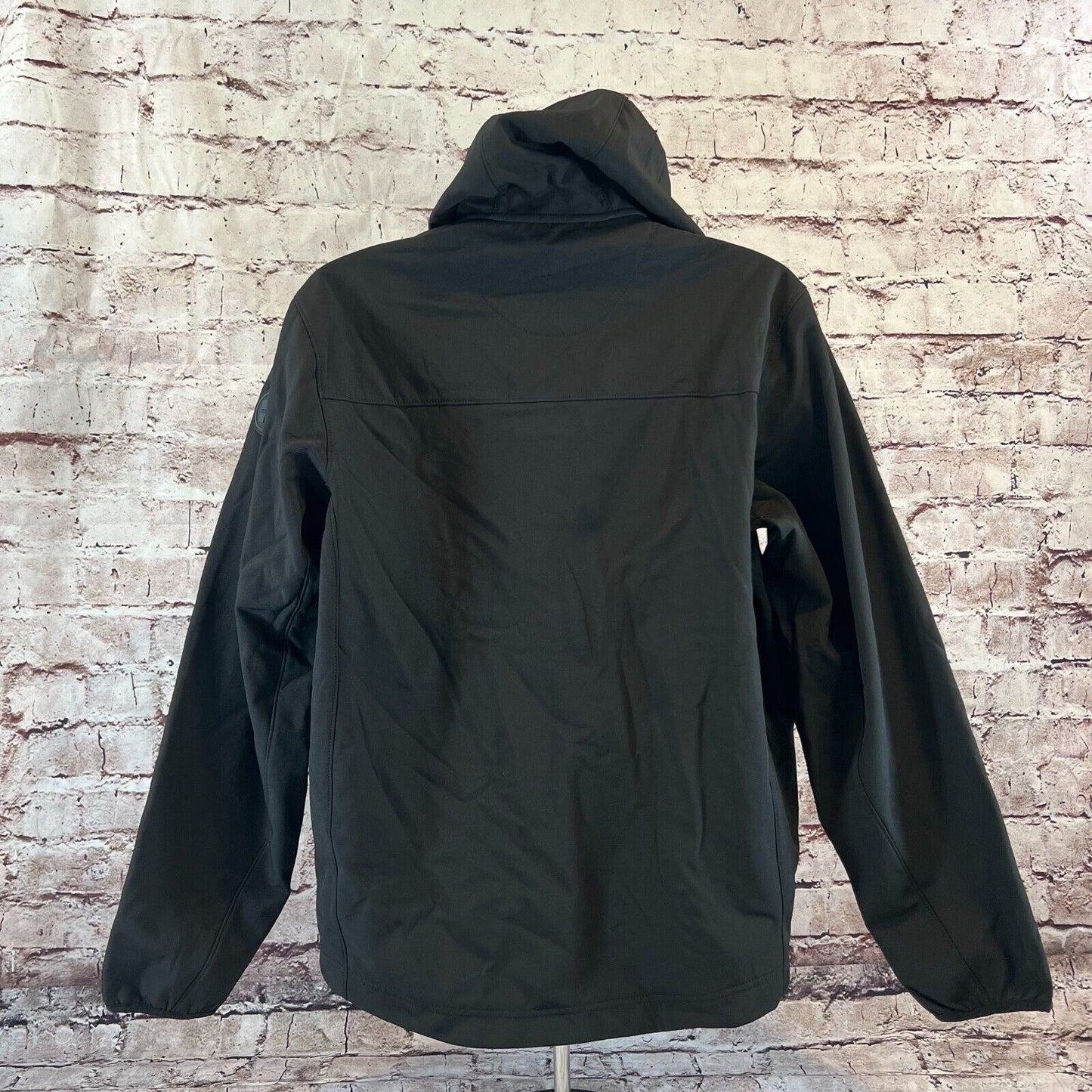 Hawke & Co Men's All-Season Lightweight Hooded Rain Jacket Color Black Size S