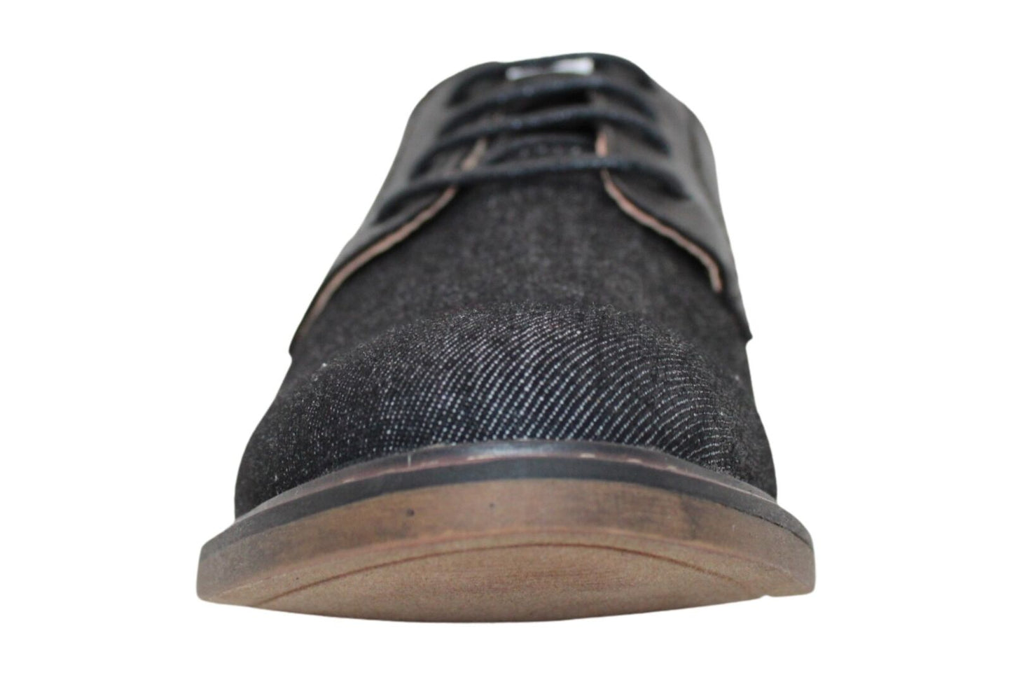 Steve Madden Men's Yeller Mixed-Media Casual Oxfords Color Black Size 10.5