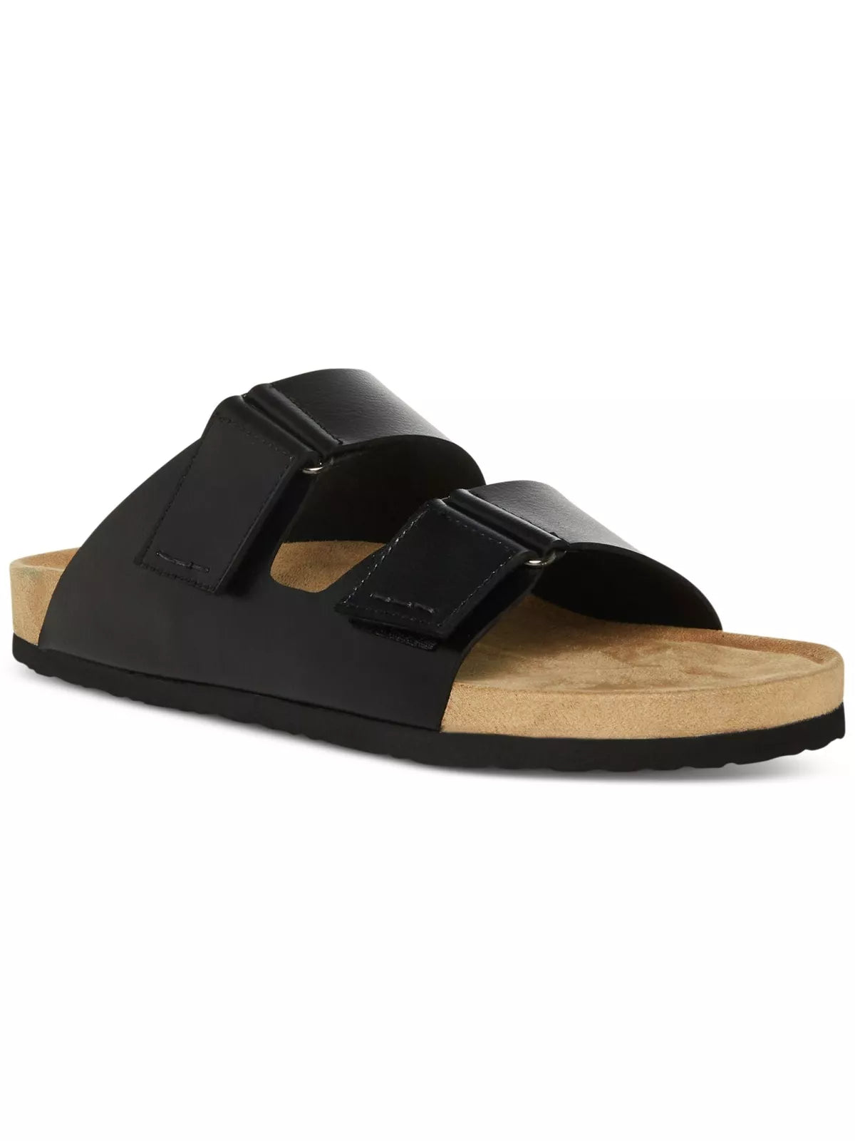 Madden By Steve Madden Men's Tisson Double Strap Sandals Color Black Size 10.5