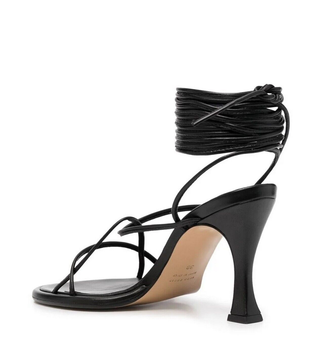 ILIO SMERALDO Ilenia 02 STRAPPY SANDAL Color Black Size EU 39/US 8