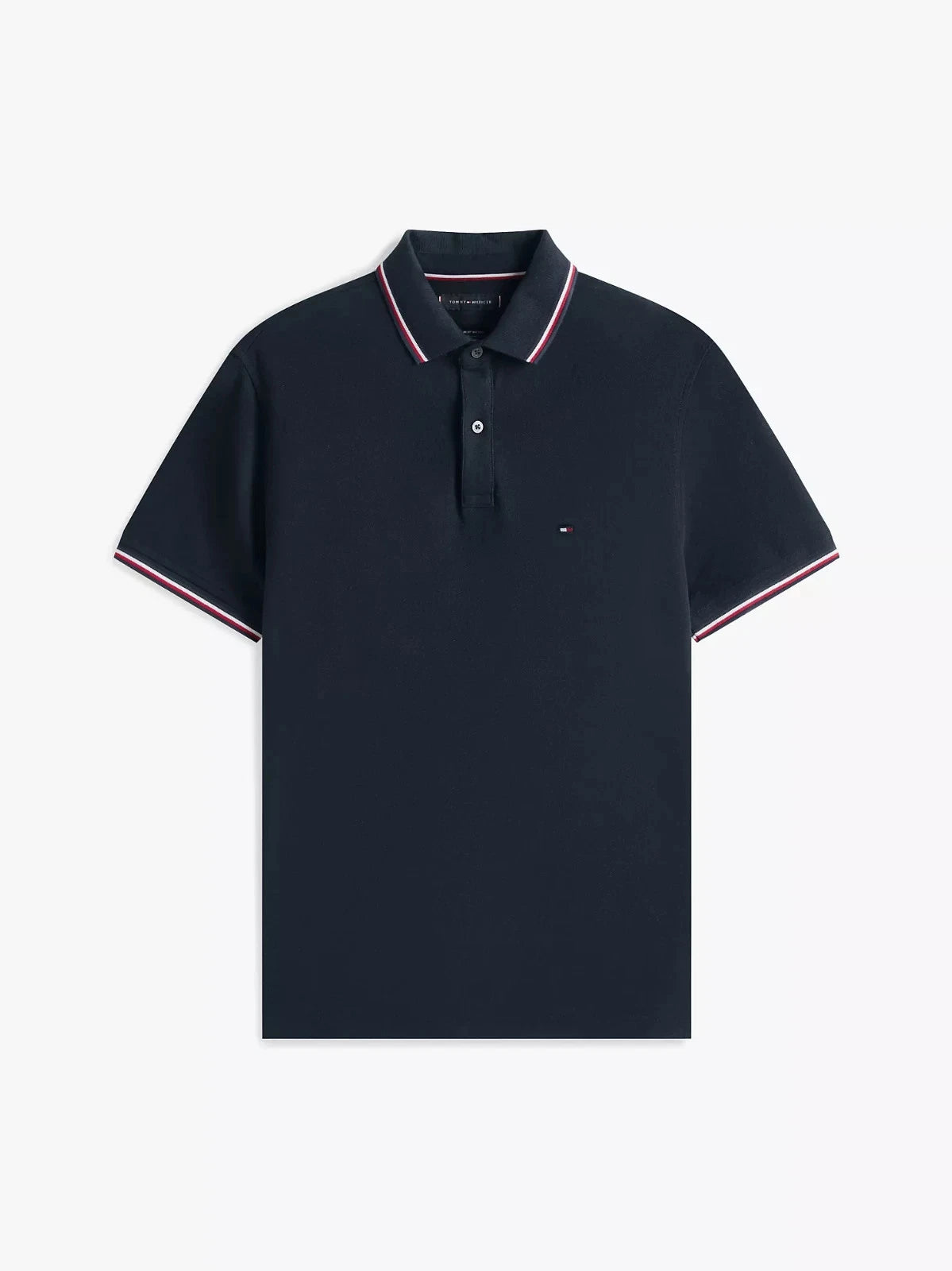 Tommy Hilfiger Men's 1985 Slim-Fit Tommy Wicking Polo Desert Sky Size M