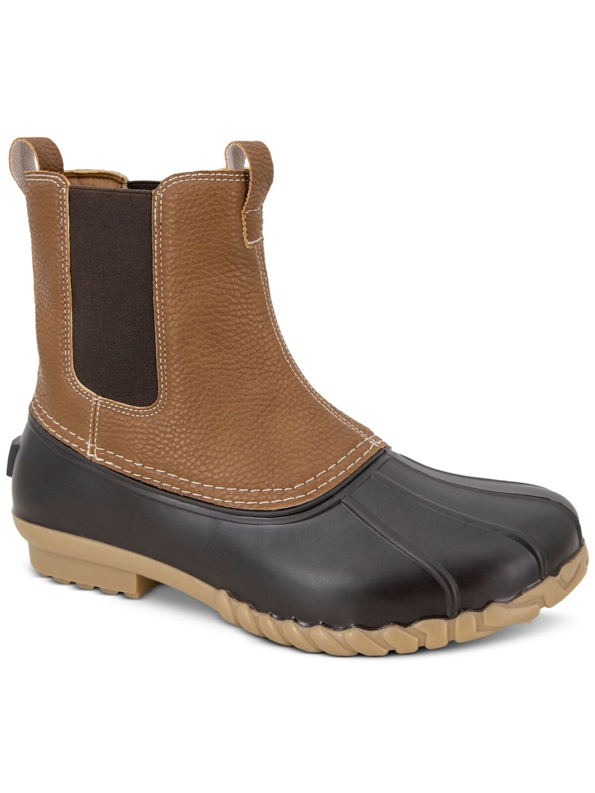JBU by Jambu Men's Milton Goring Cushioned Round Toe Duck Boot Color Tan Size 12