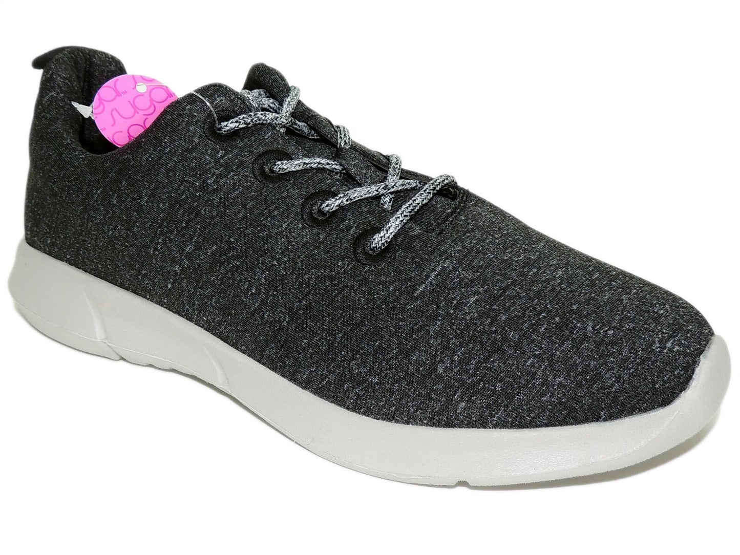 Sugar Women's Gabber Lace-Up Manmade Sneakers  Color Black Size 6.5M