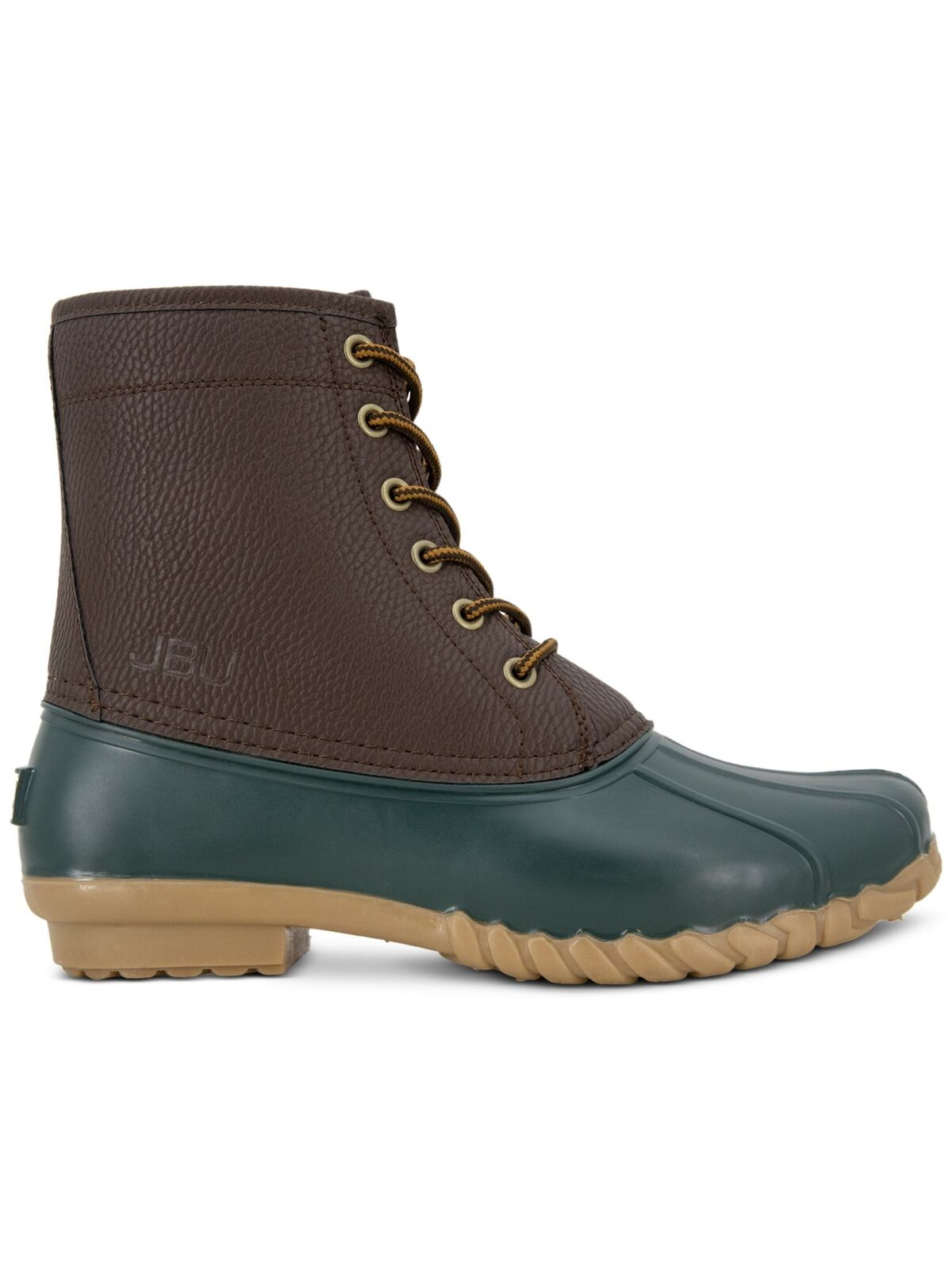JBU by Jambu Men's Maine Waterproof Round Toe Lace-Up Duck Boot Color Dark Brown Size 9