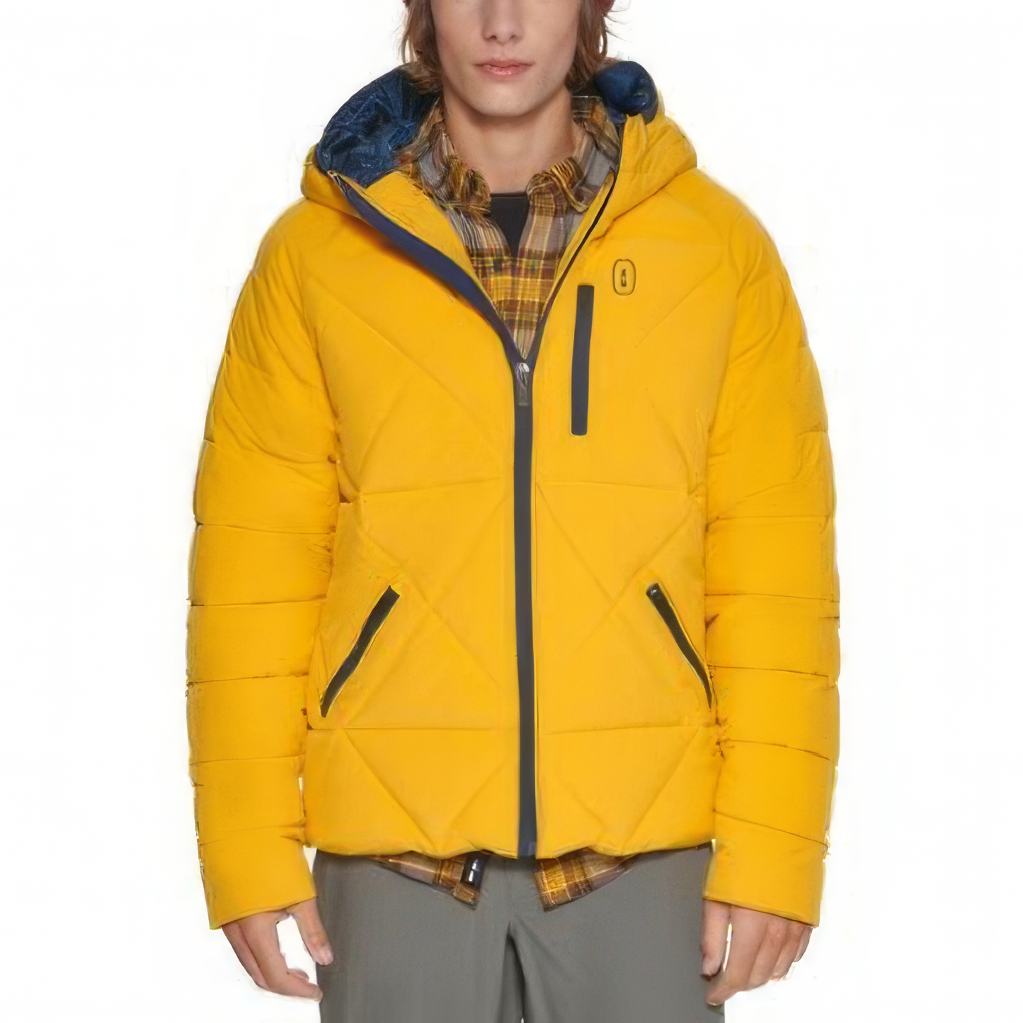 BASS OUTDOOR Men's Glacier Hiking Jacket Color Mango Mojito Size L