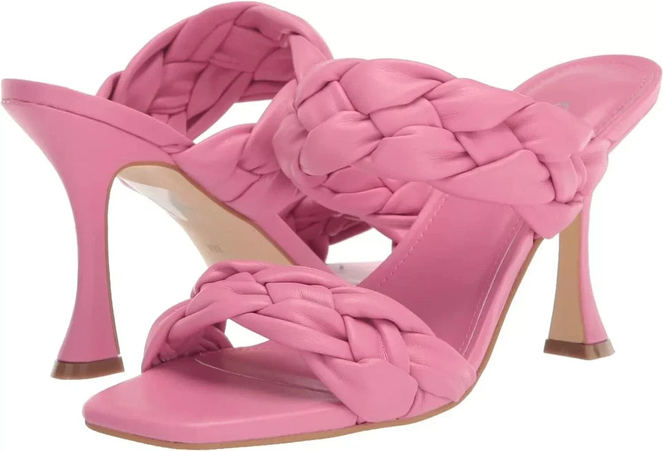 GUESS Women's Harlie Fashion Heeled Sandals Medium Pink Size 5.5
