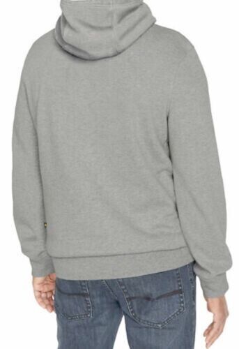 Caterpillar Men's Foundation Logo-Print Hoodie Color Heather Gray-Niagara Size L