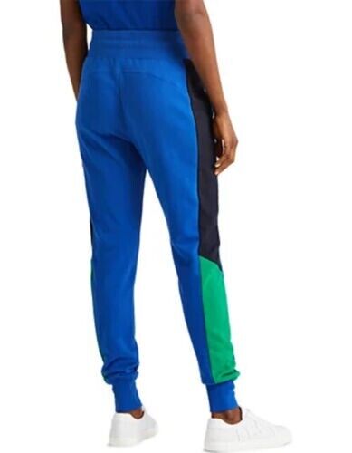 Lauren Ralph Lauren Women's Plus-Size Logo French Terry Joggers Color Royal Cobalt/Lauren Navy Size 1X