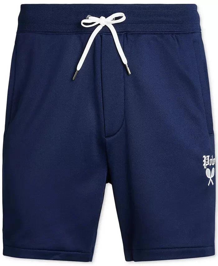 Polo Ralph Lauren Men's Athletic Fleece Shorts Newport Navy/White Size 2XL