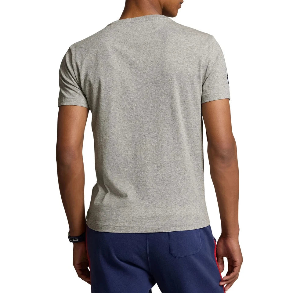 Polo Ralph Lauren Men's Custom Slim-Fit Team USA T-Shirt Grey Heather Size L