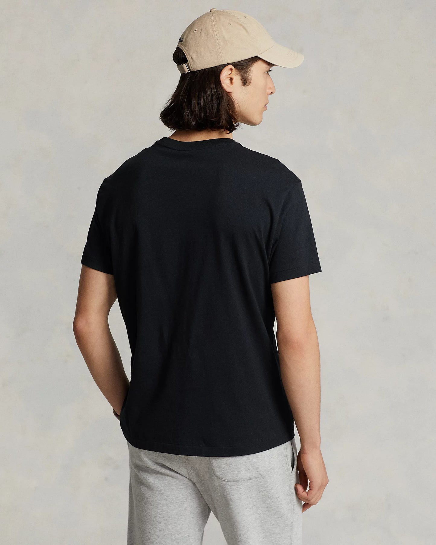 Polo Ralph Lauren Men's Classic Fit Crew-Neck T-Shirt Color Black Size S