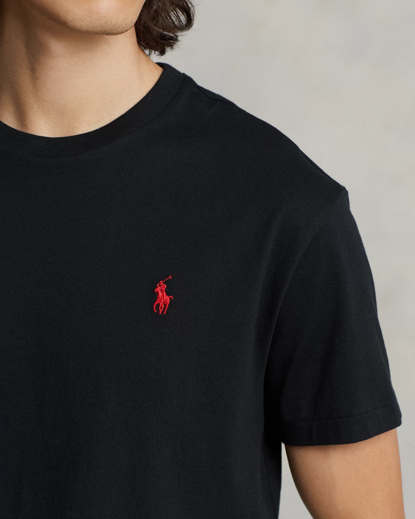 Polo Ralph Lauren Men's Classic Fit Crew-Neck T-Shirt Color Black Size S