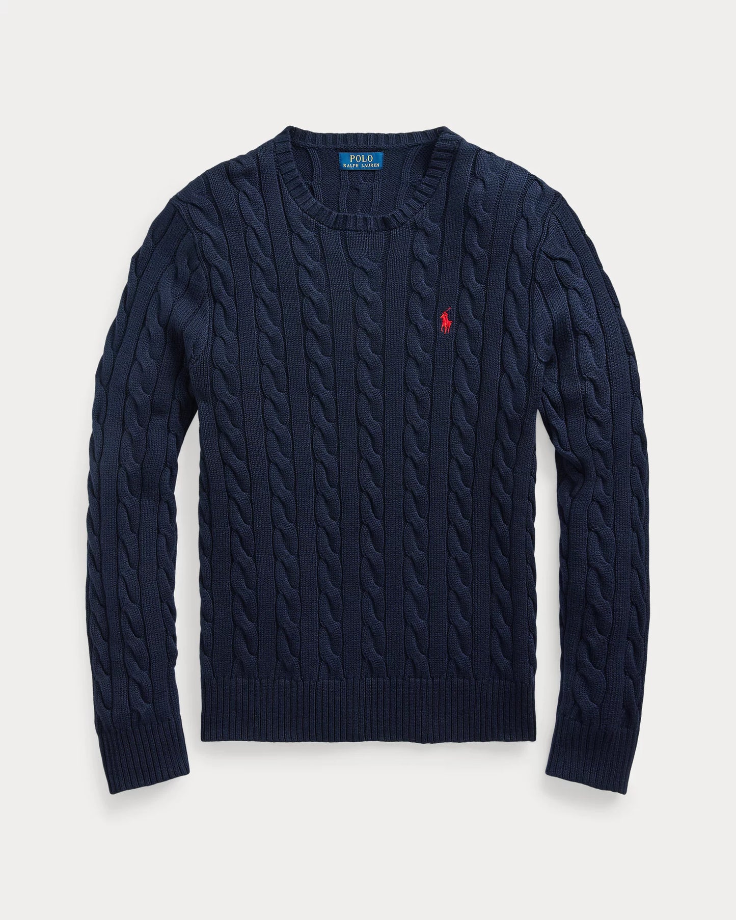 Polo Ralph Lauren Men's Cable-Knit Cotton Sweater Color Hunter Navy Size 2XL
