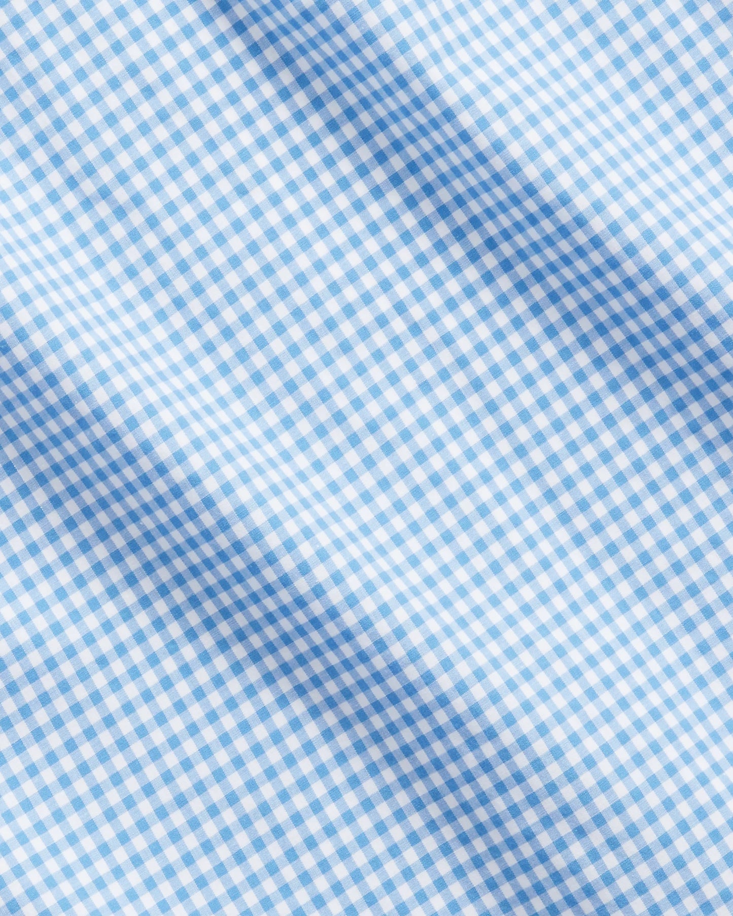 Polo Ralph Lauren Men's Slim Fit Gingham Stretch Poplin Shirt Color Blue/White Check Size S