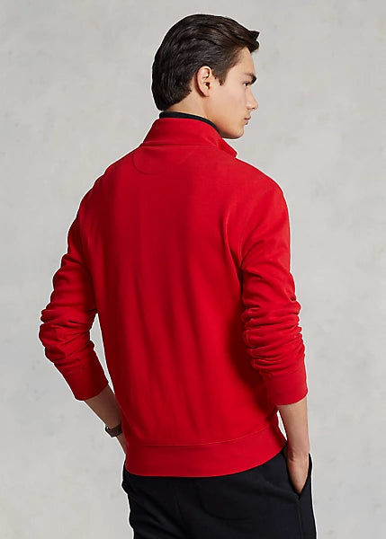 Polo Ralph Lauren Men's Luxury Jersey Quarter-Zip Pullover Color Rl 2000 Red Size L