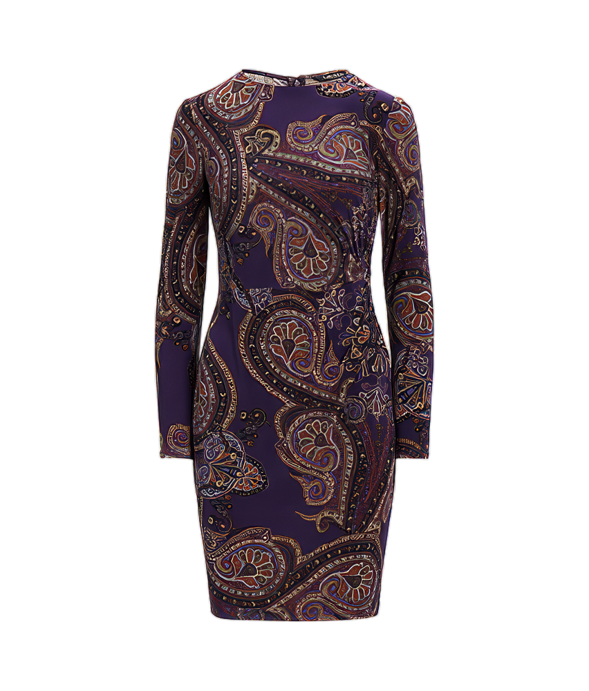 Lauren Ralph Lauren Women's Paisley Twist-Front Stretch Jersey Dress C DDT Boutique Lauren Ralph Lauren Women's Paisley Twist-Front Stretch Jersey Dress C DDT Boutique