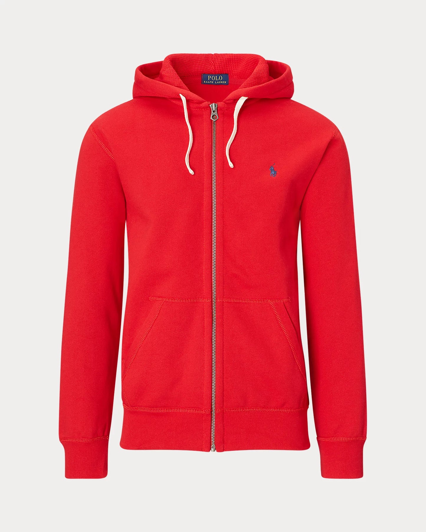Polo Ralph Lauren Men's Signature Fleece Full-Zip Hoodie Color Red Size XL