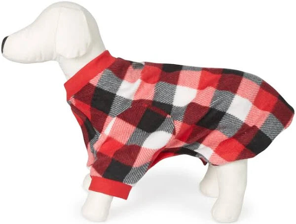 Family Pajamas Cotton Buffalo Check Pet Pajamas Color Oversize Tartan Size S