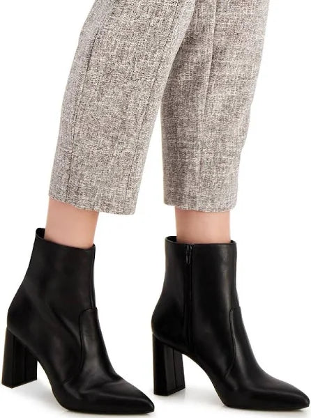 INC International Concepts Women's Anilal Boots Color Black Leather Size 7M