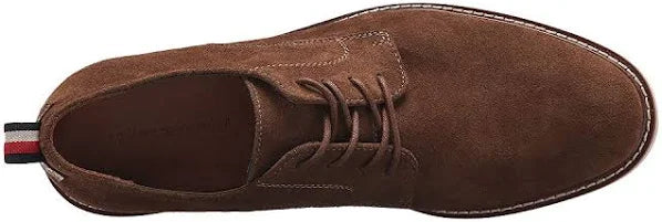 Tommy Hilfiger Men's Garson Oxford Color Medium Brown Suede Size 10.5M