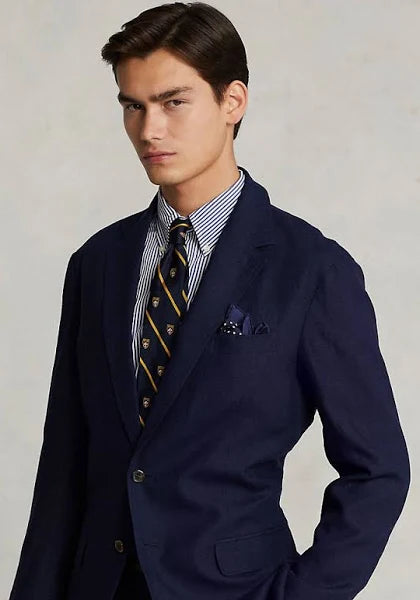 Lauren Ralph Lauren Men's Classic-Fit UltraFlex Stretch Suit Jacket Color Navy Size 44L