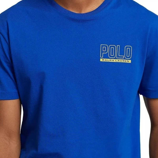 Polo Ralph Lauren Men's Classic-Fit Logo Jersey Crewneck T-Shirt Color Sapphire Star Size XL