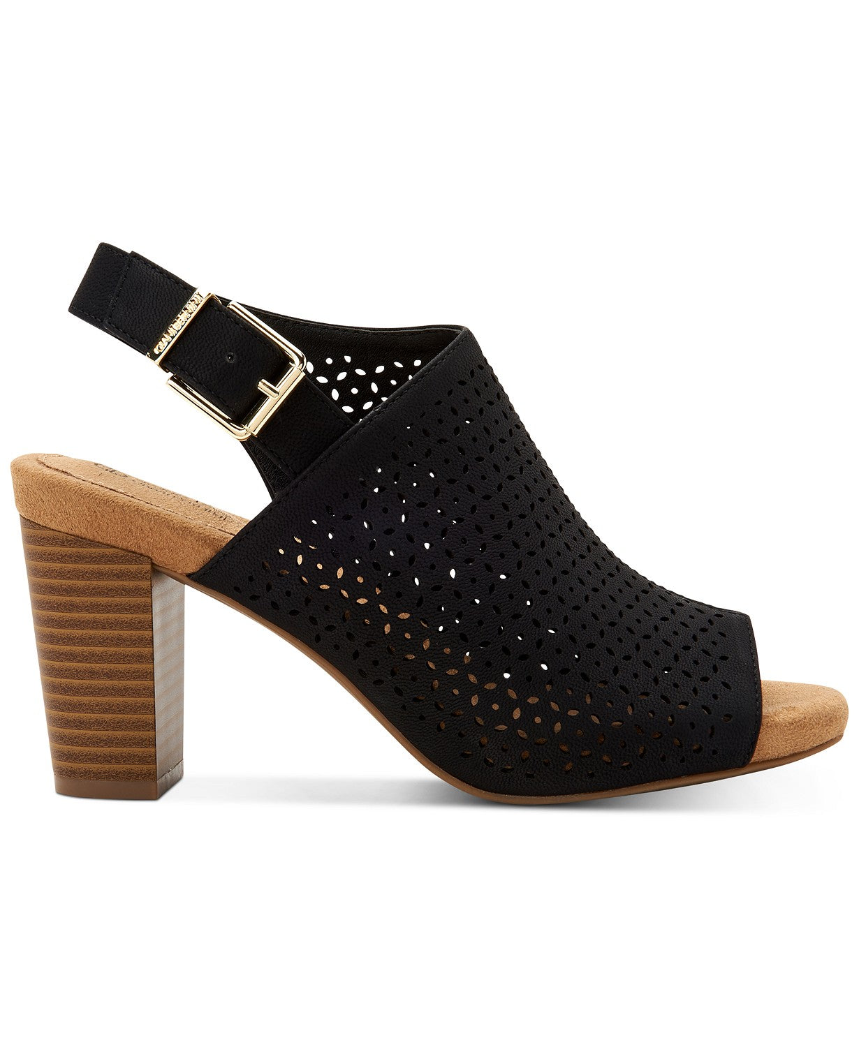 Giani Bernini Women's Jabril Memory Foam Shooties Color Black Perforations Size 8.5M