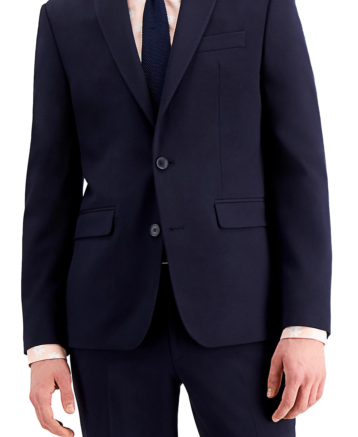 INC International Concepts Men's Slim-Fit Solid Suit Jacket Color Timeless Navy Combo Size XXL