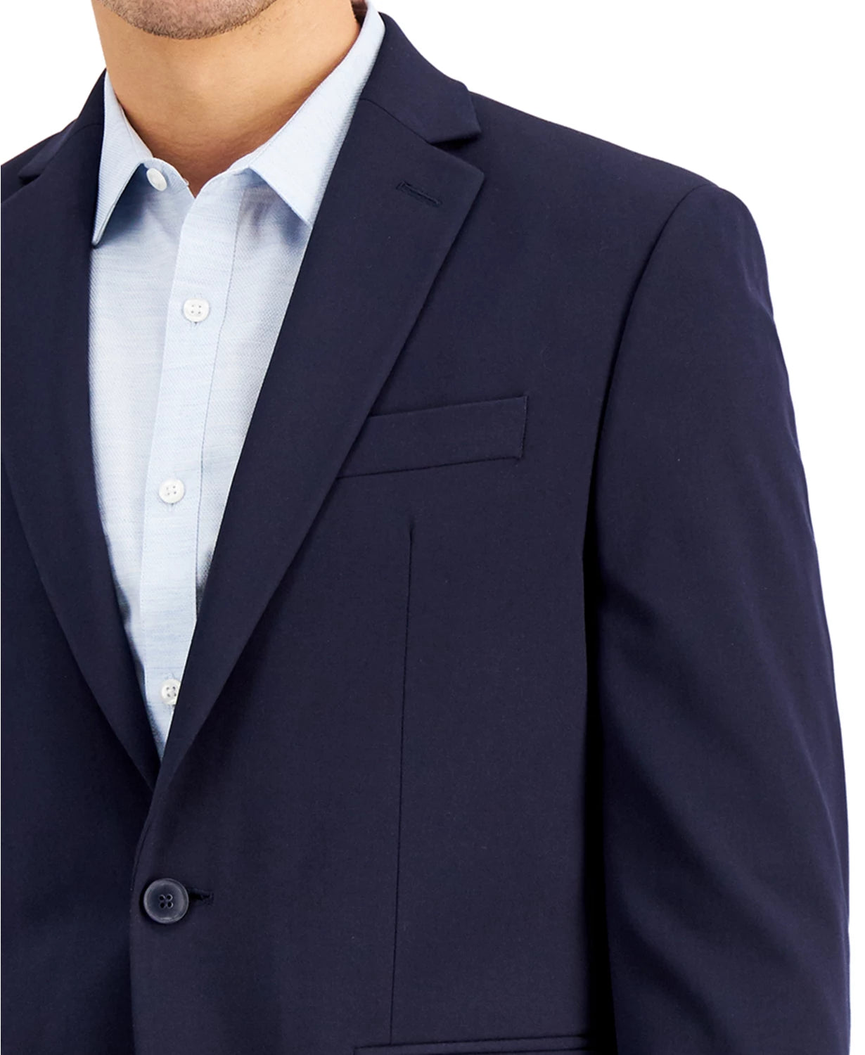 INC International Concepts Men's Slim-Fit Solid Suit Jacket Color Timeless Navy Combo Size XXL
