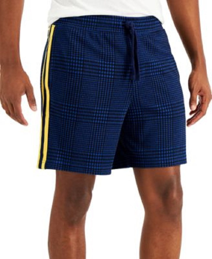 Club Room Men's Side-Stripe Shorts Color Blue Size 2XL